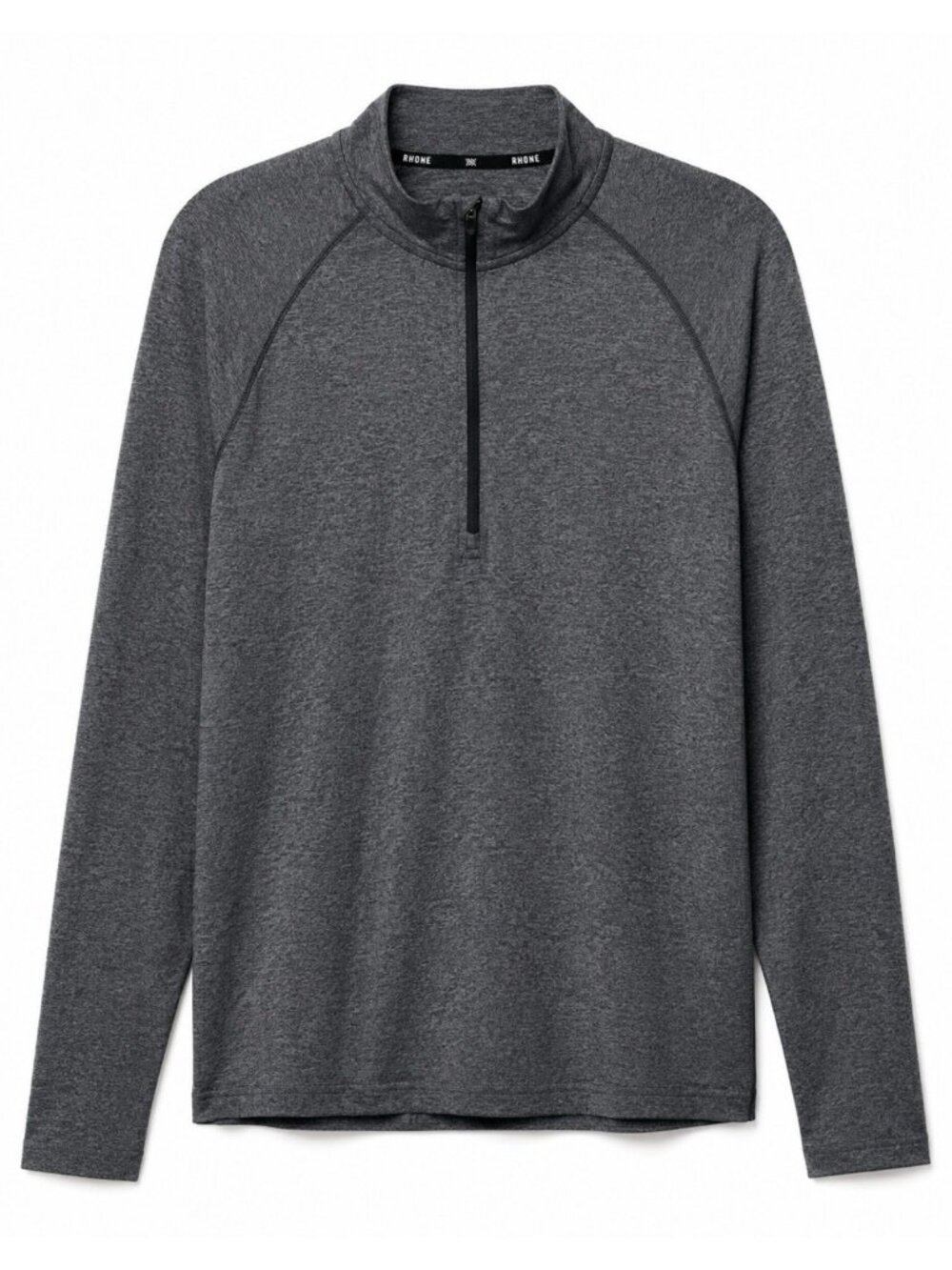 Rhone Commuter 1/4 Zip Pull Over Long Sleeve Sweater Mens Large performance Grey